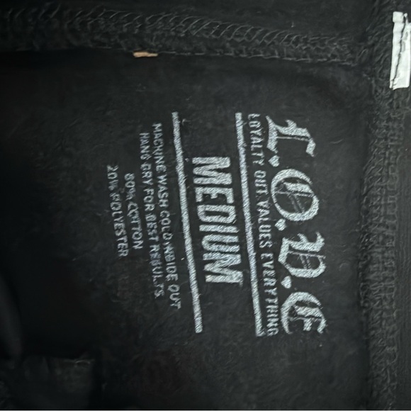 NEW L.O.V.E men's justice shorts in black - Picture 4 of 5